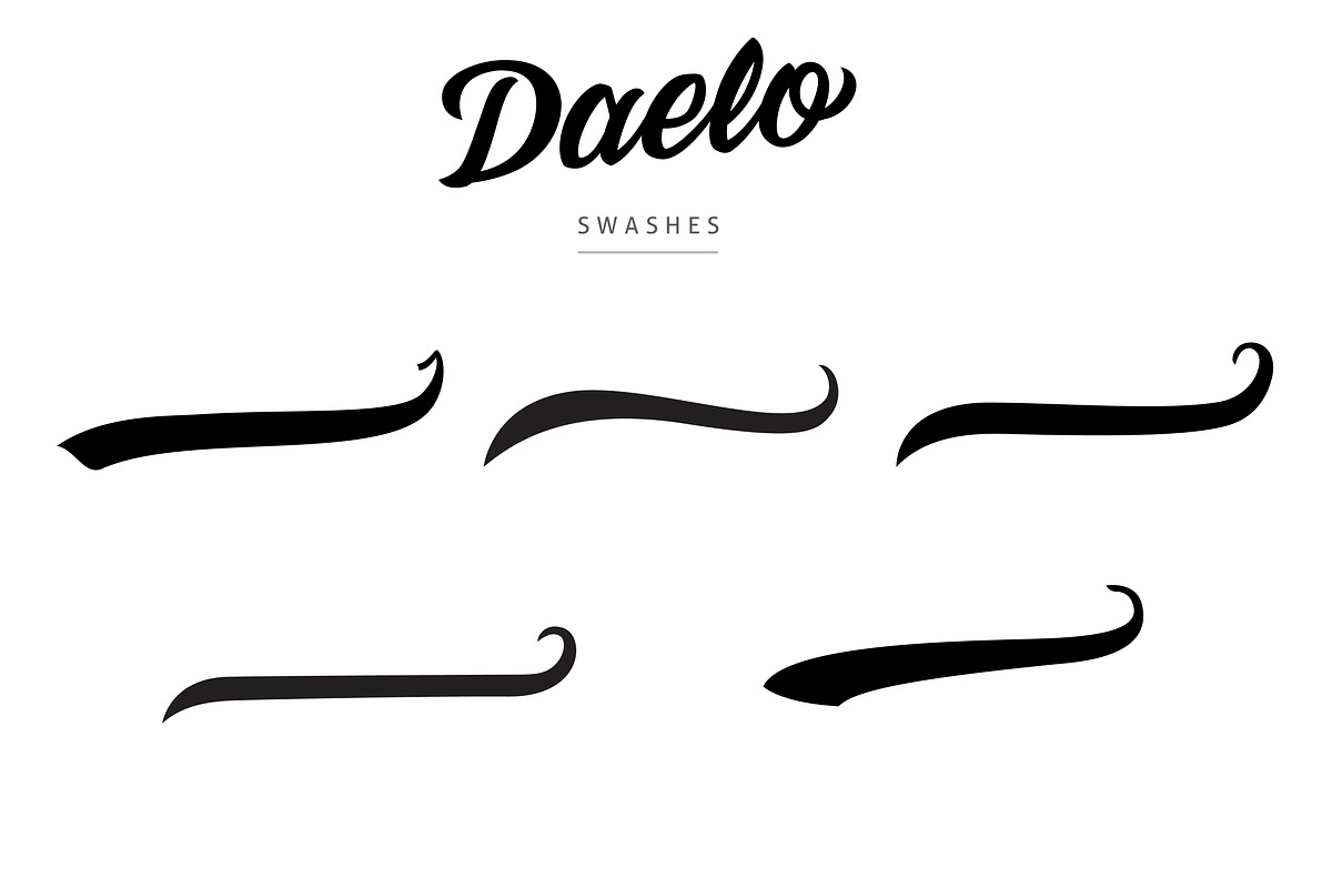Daelo Script Typeface preview 7