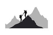 Mountain Adventure Silhouette Bundle, an Object Graphic by Gfx_Store (Thumbnail 12 of 16)