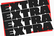 Megabold: World's Heaviest Typeface, a Sans Serif Font by Justin Penner (Thumbnail 6 of 9)