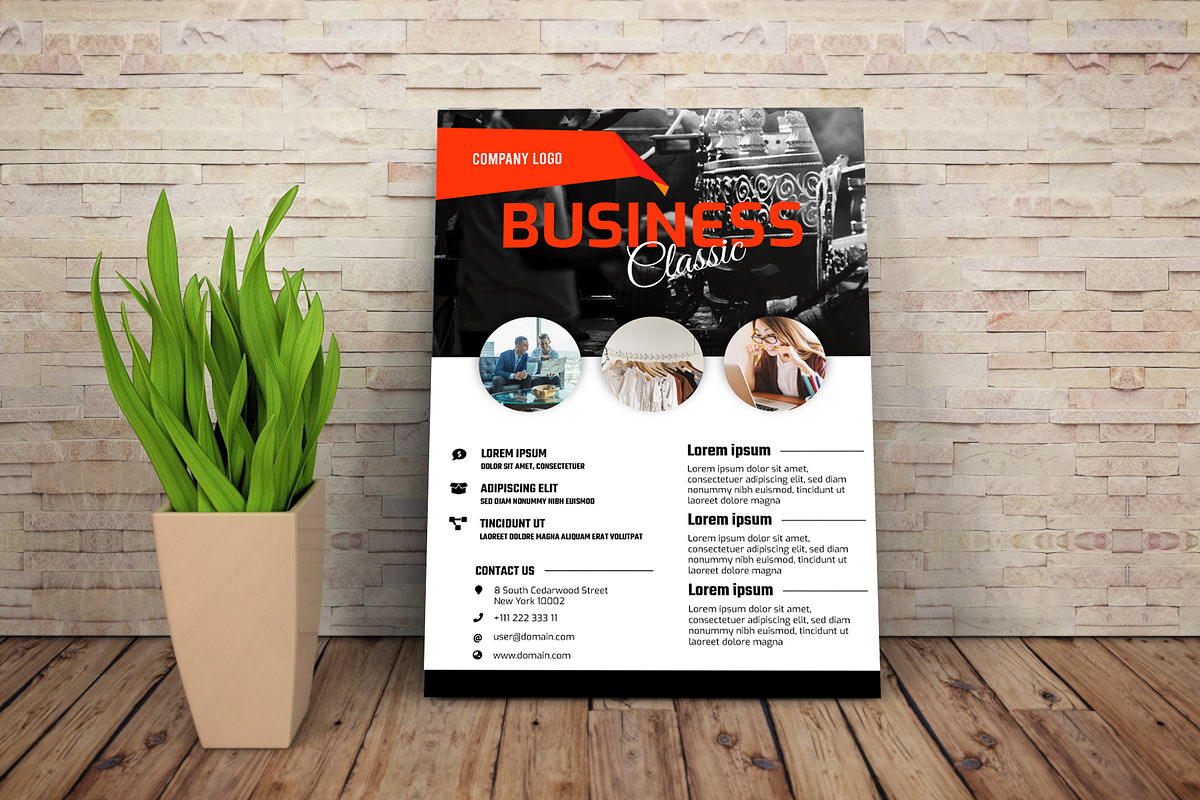 Classic Business Flyer, a Flyer Template by PenciGraphics (Photo 2 of 2)