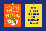 Quick Takeaway fast food fonts, a Sans Serif Font by Fat Hamster (Thumbnail 6 of 17)