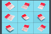 A4 Paper Flyer Mockup Template, an Advertising Mockup by alimran24 (Thumbnail 3 of 13)