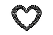 Floral Heart Wreath SVG Bundle, an Illustration by Gaye Art (Thumbnail 8 of 31)