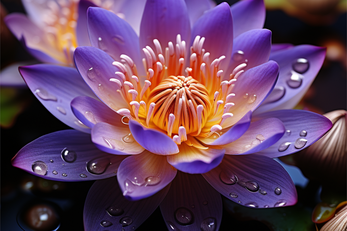 Stunning Lotus Flower Backgrounds, a Background Graphic by Whiskey Bee Boutique (Photo 6 of 11)
