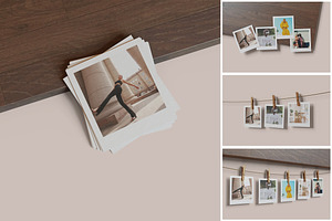 Polaroid Mockup, a Product Mockup by MrLetters