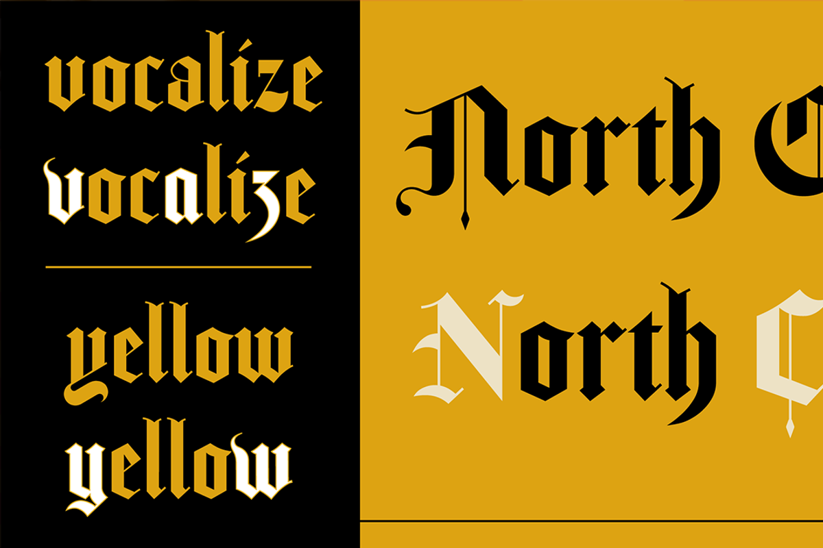 Wyndham Gothic, a Blackletter Font by Sharkshock (Photo 1 of 10)