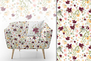 Summer Flowers Watercolor Clipart, a Decorative Illustration by LenArt (Thumbnail 8 of 14)