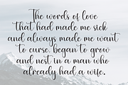 Sweety | Script Font, a Handwritten Font by Scratchones (Thumbnail 6 of 9)