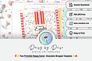 Easter Chocolate Bar Wrapper, a Stationery Template by DaisyByDeise (Thumbnail 7 of 9)