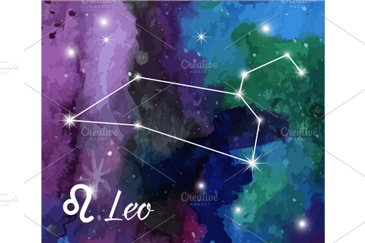 12 Zodiac signs on watercolor, a Texture Graphic by Sunshine Art Shop (Photo 6 of 13)