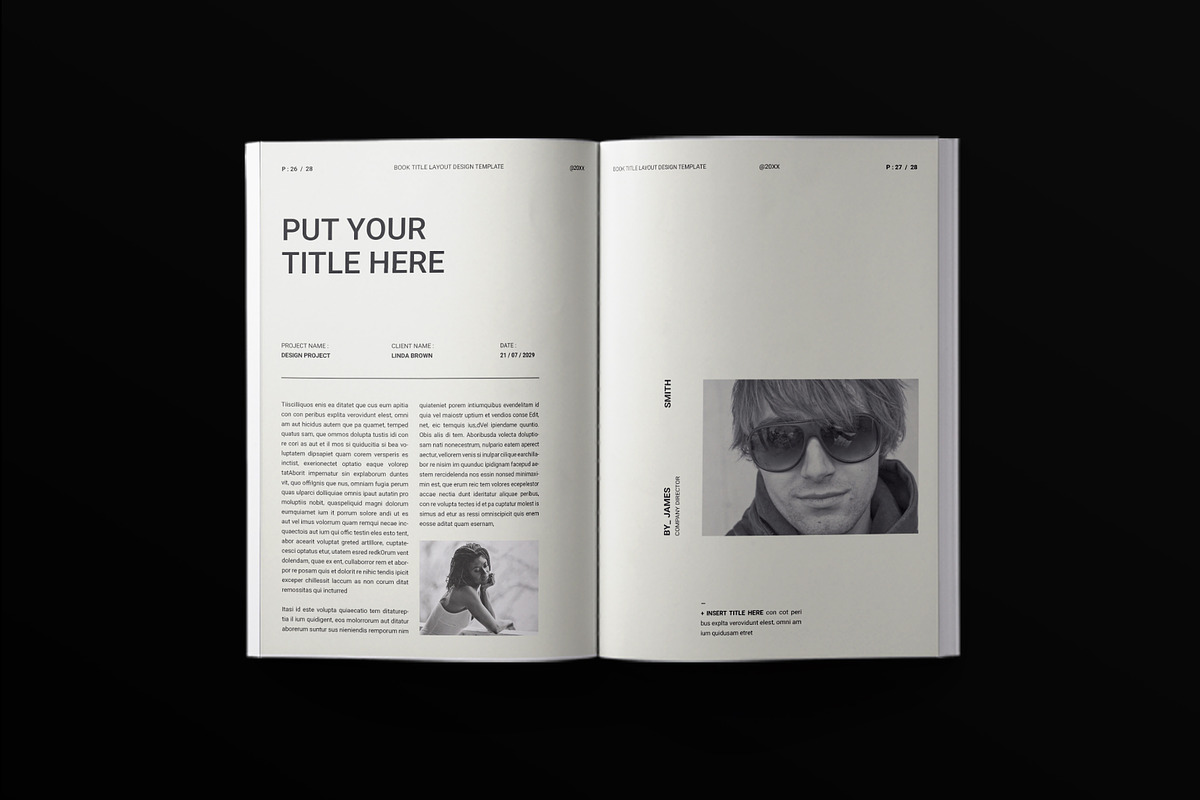 Book Template: InDesign & Canva, a Magazine Template by Work-Envance (Photo 11 of 13)