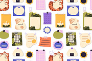 Cute paper stickers, notes set, a Decorative Illustration by PaperTrident (Thumbnail 3 of 3)