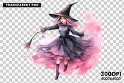Watercolor Halloween Clipart Bundle, a Seasonal Illustration by Creative Arslan (Thumbnail 11 of 11)