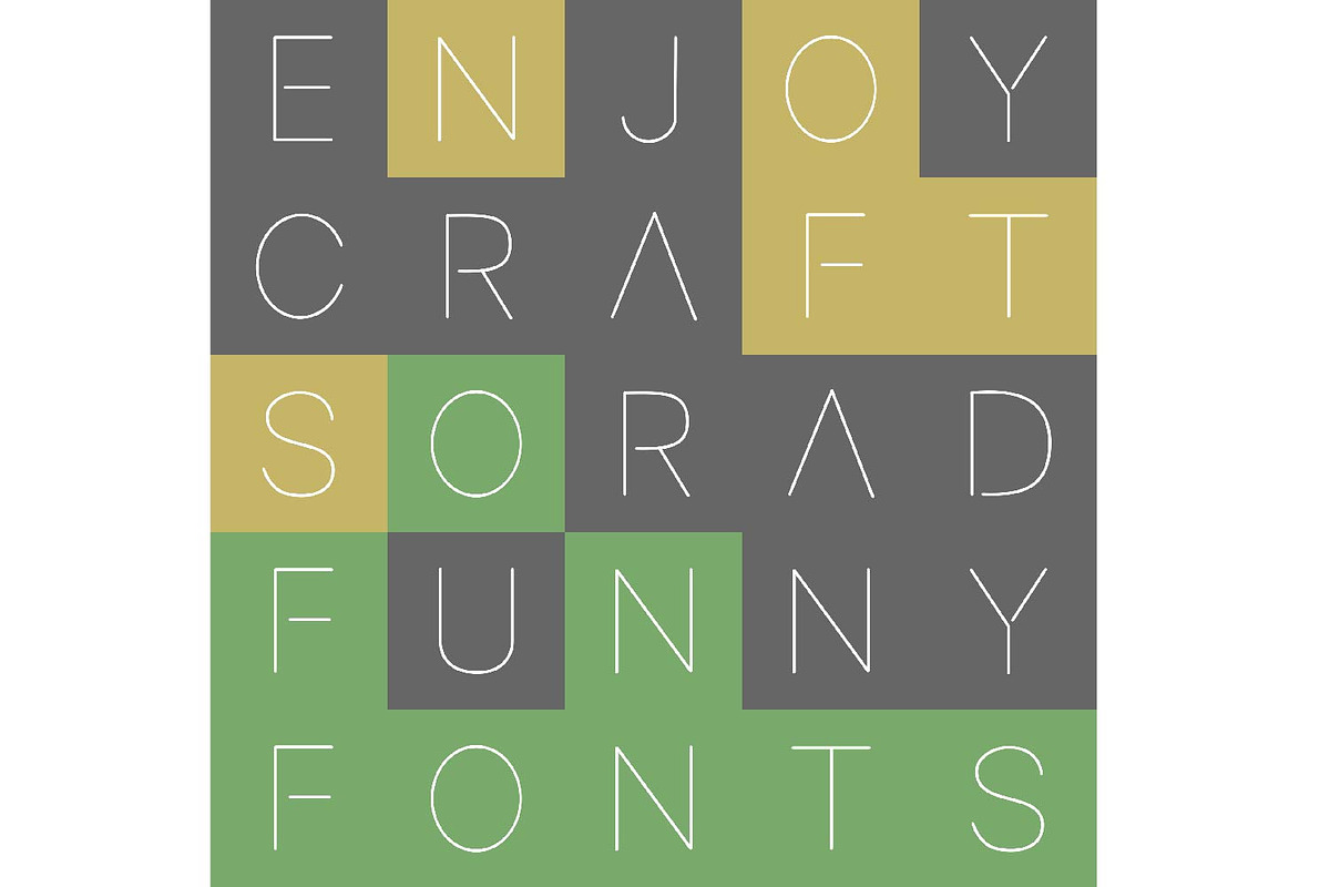 String, a Font by Rashdrawn (Photo 3 of 4)