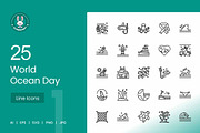 25 World Ocean Day Icons, an Icon by IconBunny (Thumbnail 1 of 2)