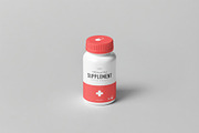 Supplement Jar & Box Mock-up, a Product Mockup by zippypixelstudio (Thumbnail 4 of 12)
