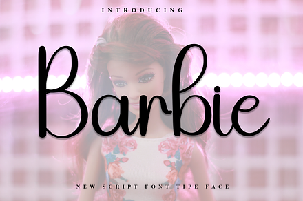 Barbie, a Handwritten Font by FreshTypeINK