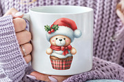 Cute Christmas Animal Cupcake Bundle, a Seasonal Illustration by Rose Art (Thumbnail 4 of 5)