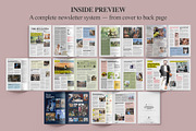 Modern Newsletter Template for Canva, a Magazine Template by Oshin Design (Thumbnail 2 of 6)