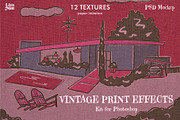 Vintage Paper texture PSD mockup, a Texture Graphic by Lisa Mill (Thumbnail 1 of 8)
