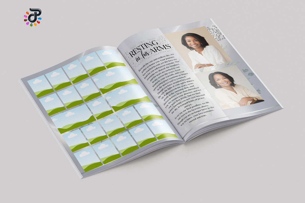 Elegant Canva Obituary Template, a Brochure Template by Protech Design ENT (Photo 8 of 9)