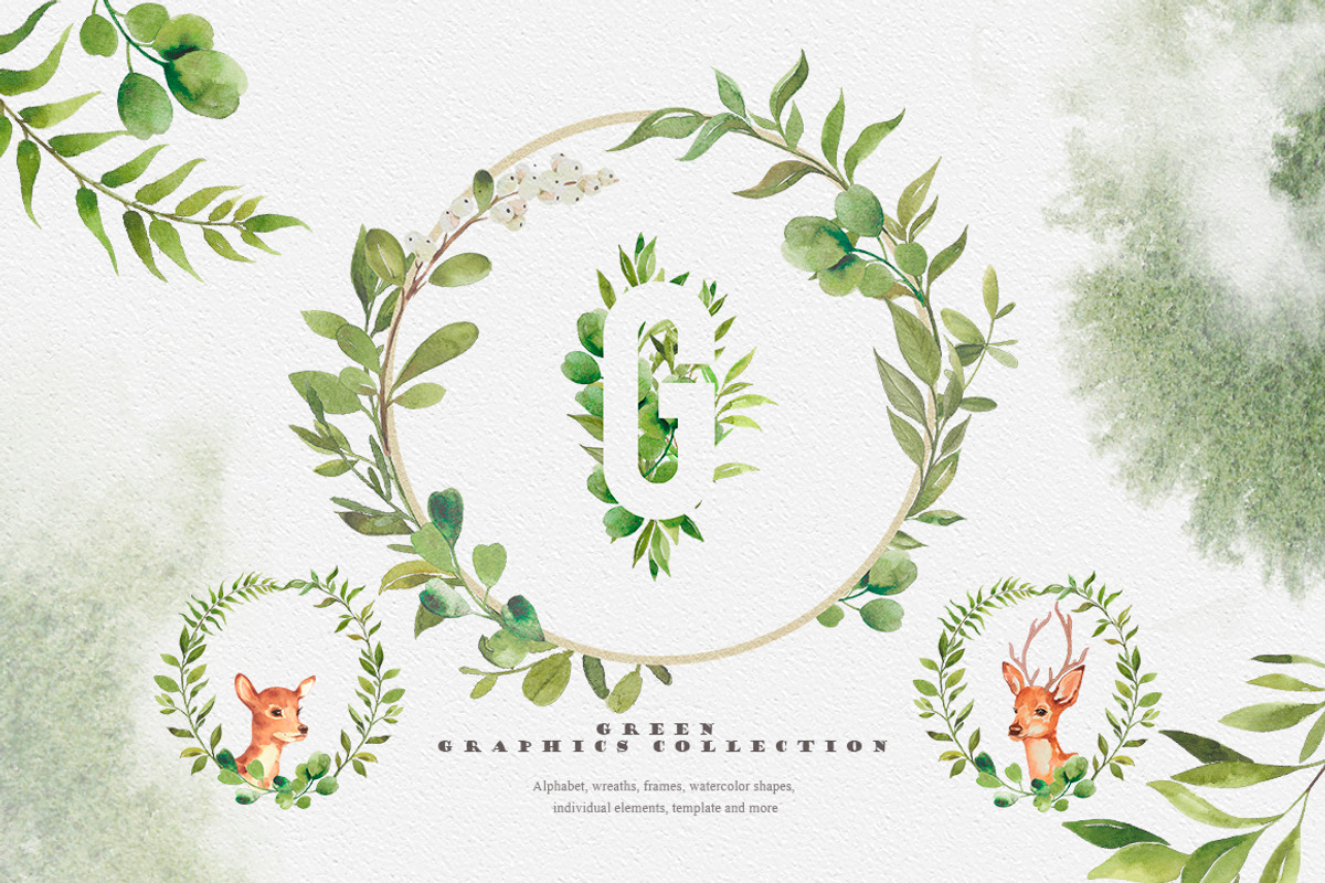 WOODLAND collection - forest wedding, an Object Illustration by DigitalDream (Photo 1 of 9)