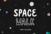 Space walk | Playful font, a Font by JuliaVolkova (Thumbnail 1 of 9)