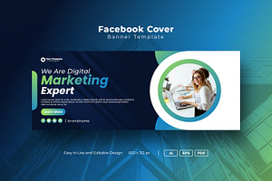 Digital marketing Facebook Cover