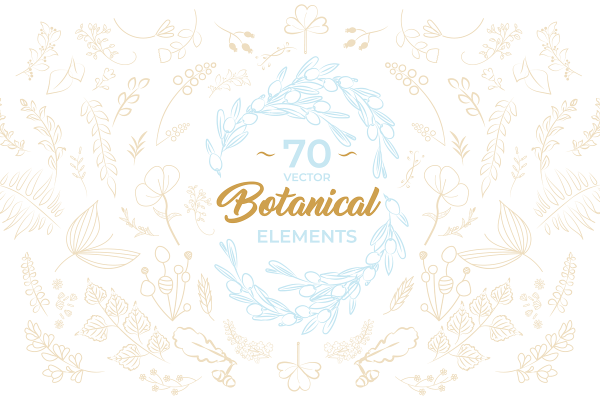 Botanical Elements, a Graphic by Laimmilka (Photo 5 of 5)