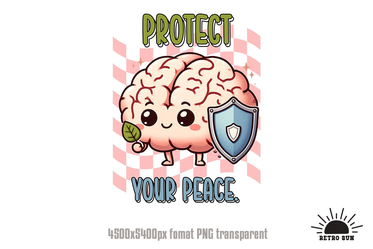 Cute Mental Health Sublimation, an Object Graphic by GlitterCraft (Photo 4 of 21)