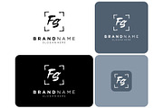 Letter FS Brush Stroke Frame Logo, a Branding & Logo Template by ika trisiana (Thumbnail 1 of 2)