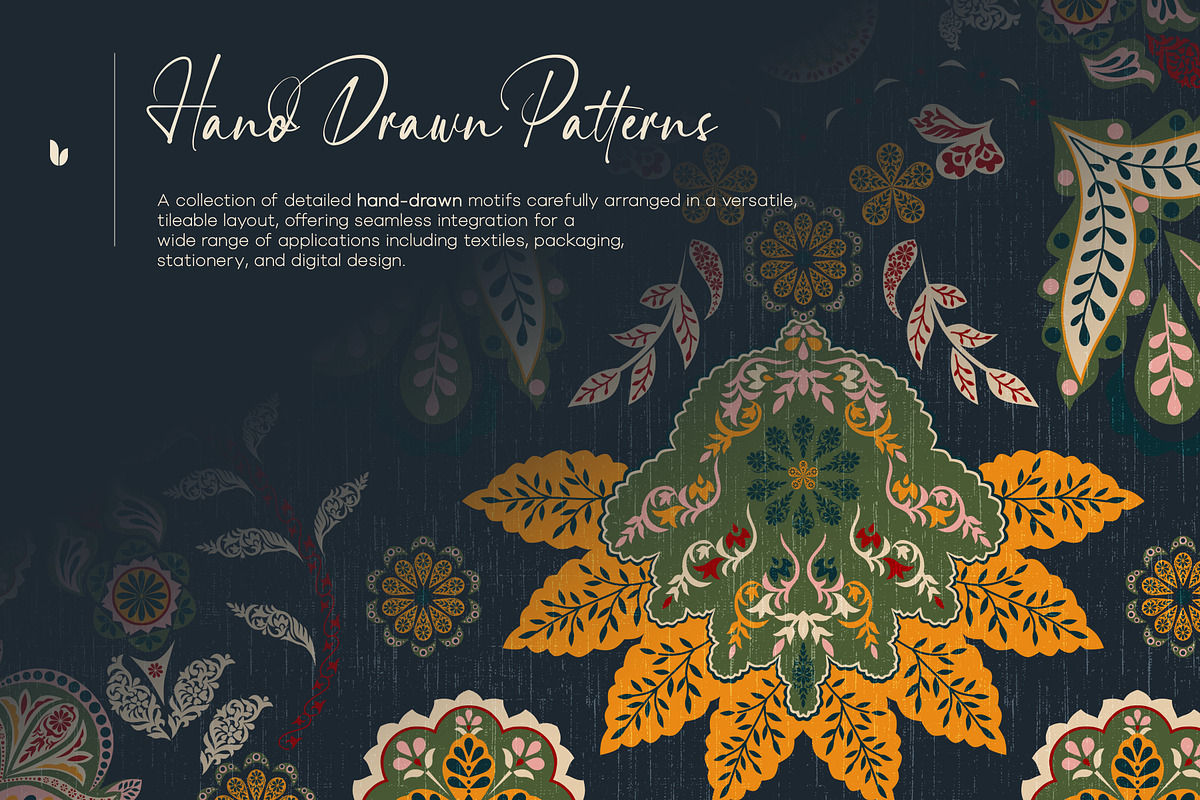 Gulkar | Seamless Print Pattern 2026, a Pattern Graphic by LEAFure (Photo 4 of 10)