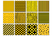 Abstract Yellow Seamless Patterns, a Pattern Graphic by Libby Wishes (Thumbnail 2 of 3)