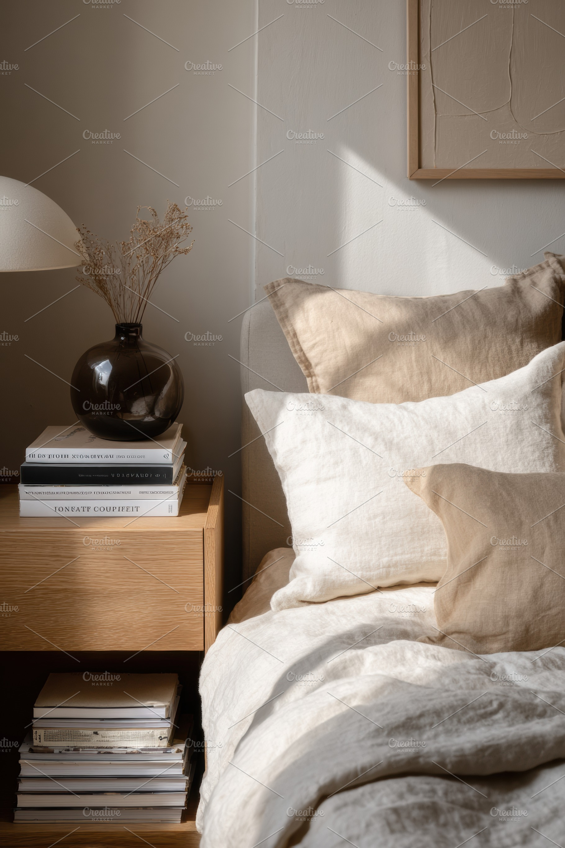 Cozy bedroom with layered linen, an Architecture Photo by Virgo Studio