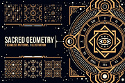 Sacred Geometry, a Pattern Graphic by Leonid Zarubin (Thumbnail 1 of 9)