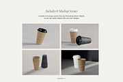 Paper Coffee Cup Mockups, a Cups & Container Mockup by Wildfield Studio (Thumbnail 2 of 7)