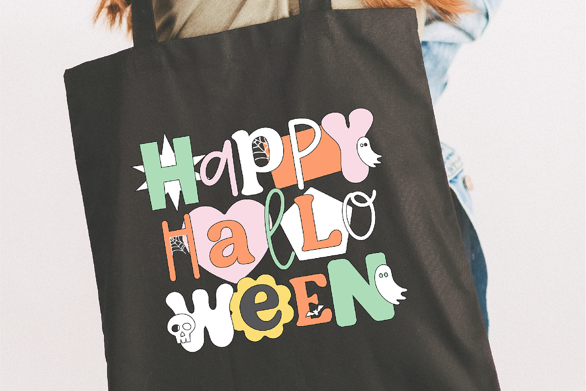 SPOOKY RANSOM Halloween Cut Out Font, a Handwritten Font by Blush Font Co. (Photo 8 of 14)
