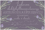 Luberon. Fine art Font., a Script Font by LABFcreations (Thumbnail 8 of 9)