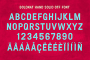 Bolonat Solid Hand OTF Font, a Sans Serif Font by Lee Iley (Thumbnail 4 of 5)