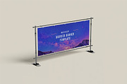 Barrier Banner Mockup, an Advertising Mockup by zpackcreative (Thumbnail 4 of 5)