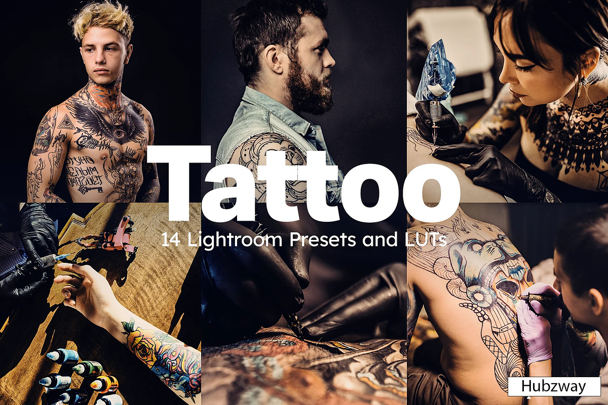 14 Tattoo Lightroom Presets and LUTs, a Preset Add-On by Hubzway (Photo 1 of 12)