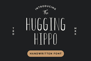 Hugging Hippo ( ALL CAPS )