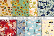 24 vector seamless masterpieces, a Pattern Graphic by PatternsBlooming (Thumbnail 1 of 4)