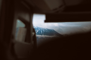 Road trip containing road trip, mountain road, and snowy mountain