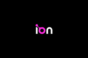 Ion Molecule Wordmark Smart Logo