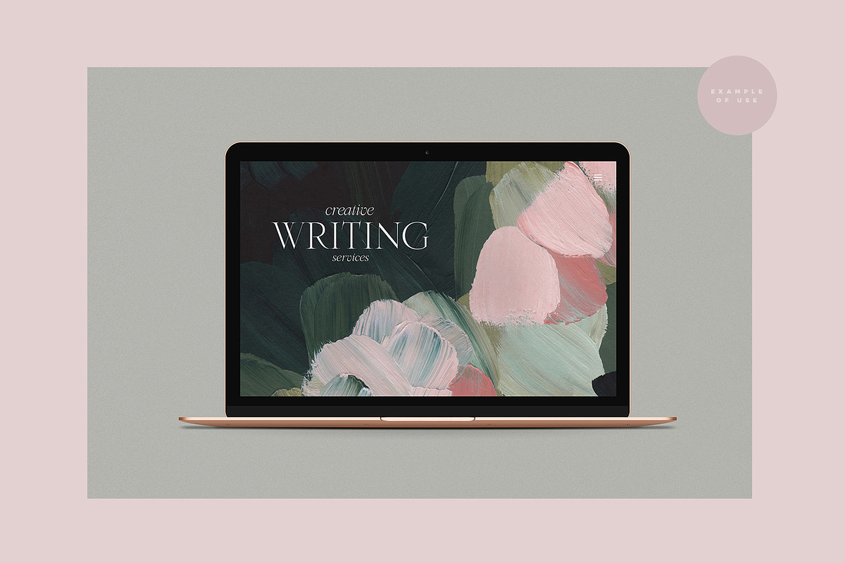 June - Abstract Painted Backgrounds, a Texture Graphic by Basia Stryjecka (Photo 9 of 15)