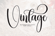 Vintage | Script Font