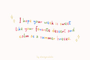 Lucky Berry - cute handwritten font, a Handwritten Font by alenaganzhela (Thumbnail 5 of 10)