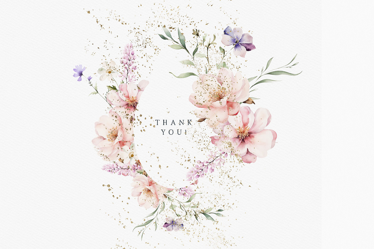 Wildflower Wedding Watercolor Bundle, a Decorative Illustration by Laras Wonderland (Photo 9 of 20)
