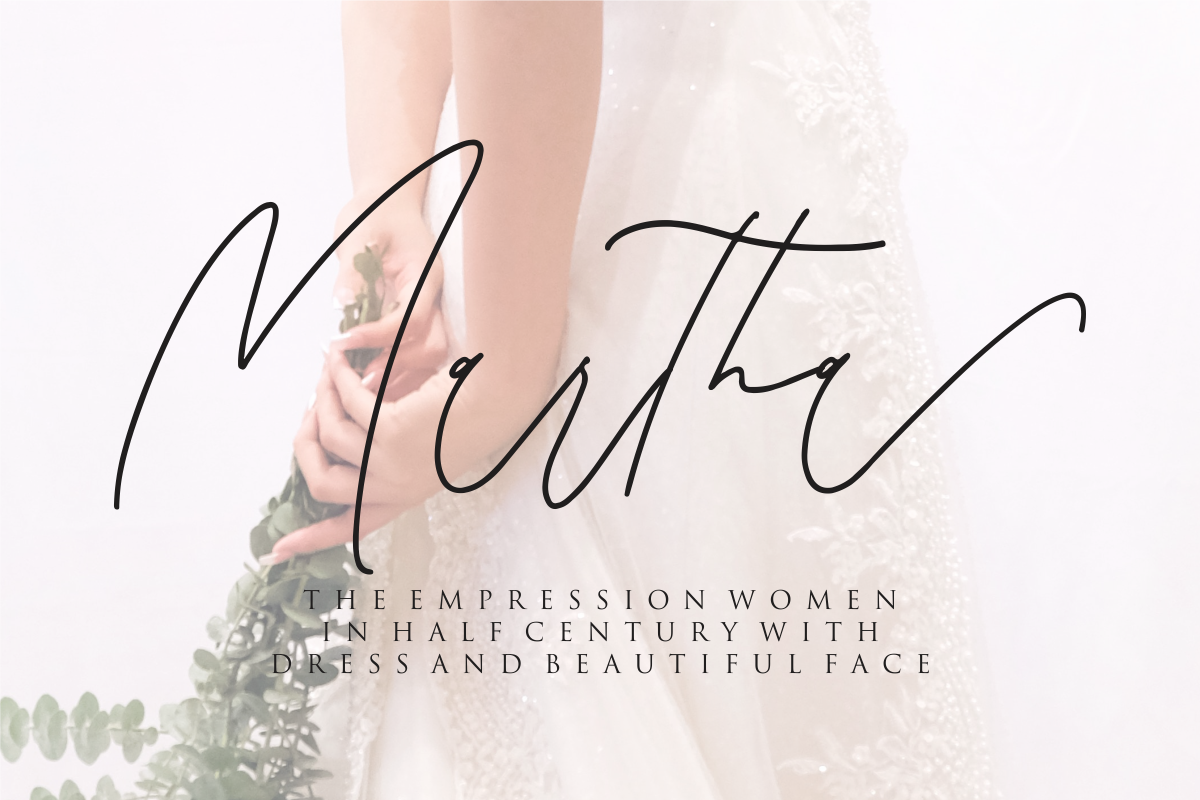 Emeria -Luxury Calligraphy Font, a Script Font by Fikryal Studio (Photo 4 of 12)